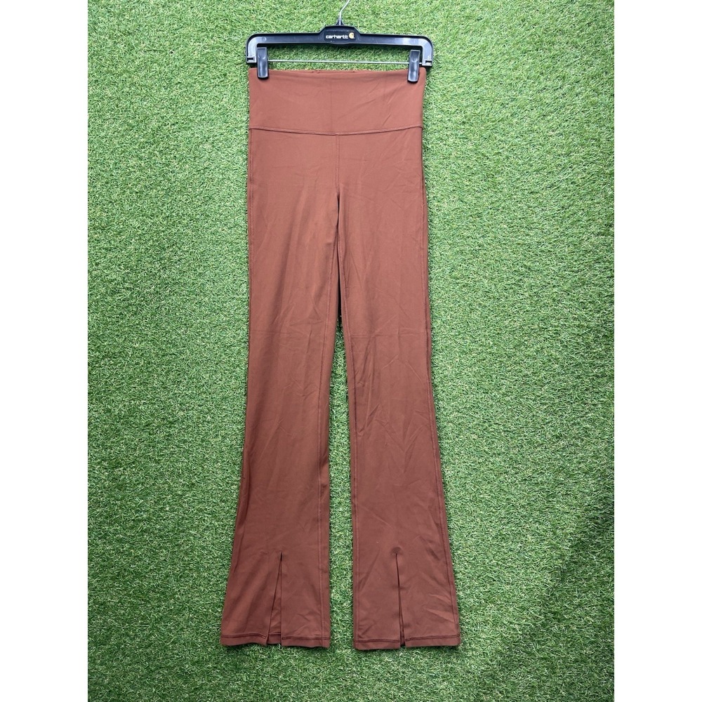 Athleta Elation Split Flare Pants Women Small Tall Lounge Active Yoga Gym Tights
